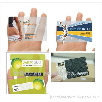 2015 Transparent PVC Business Card